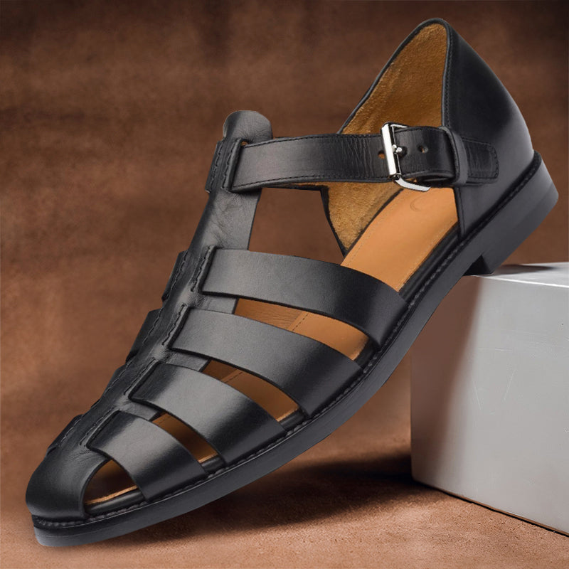 Marcus Gladiator-sandaler i læder