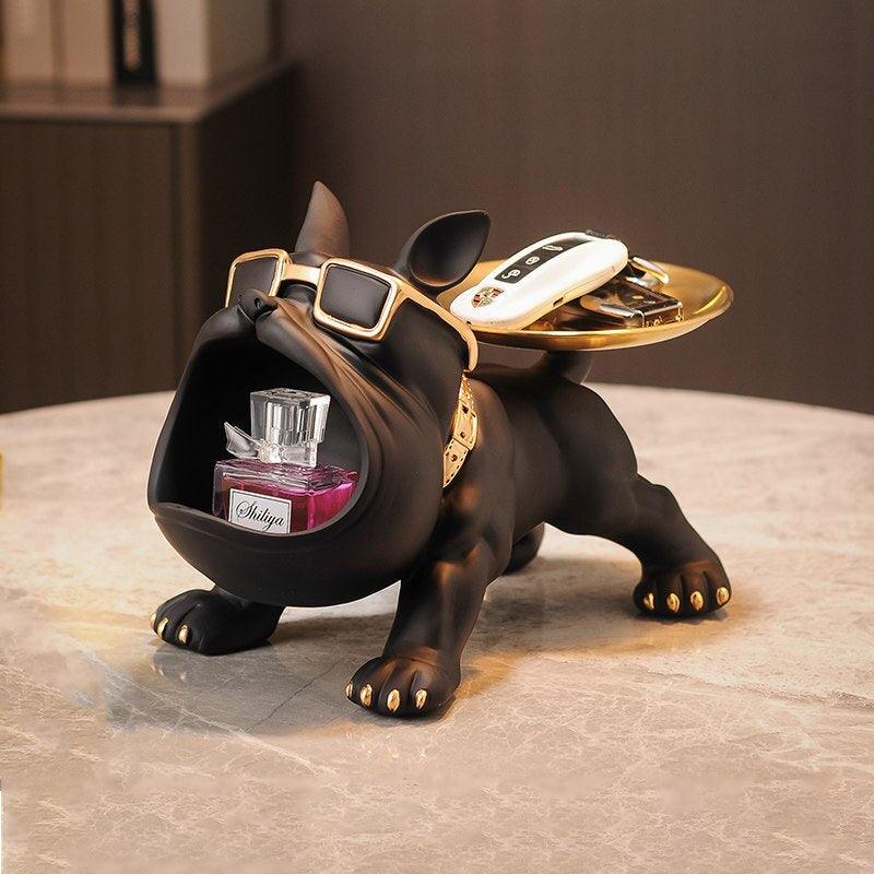 Frank™ fransk bulldog-figur