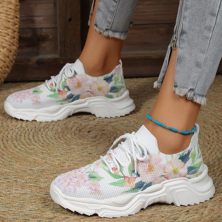 Flexistep™ - ortopædiske sneakers med blomster