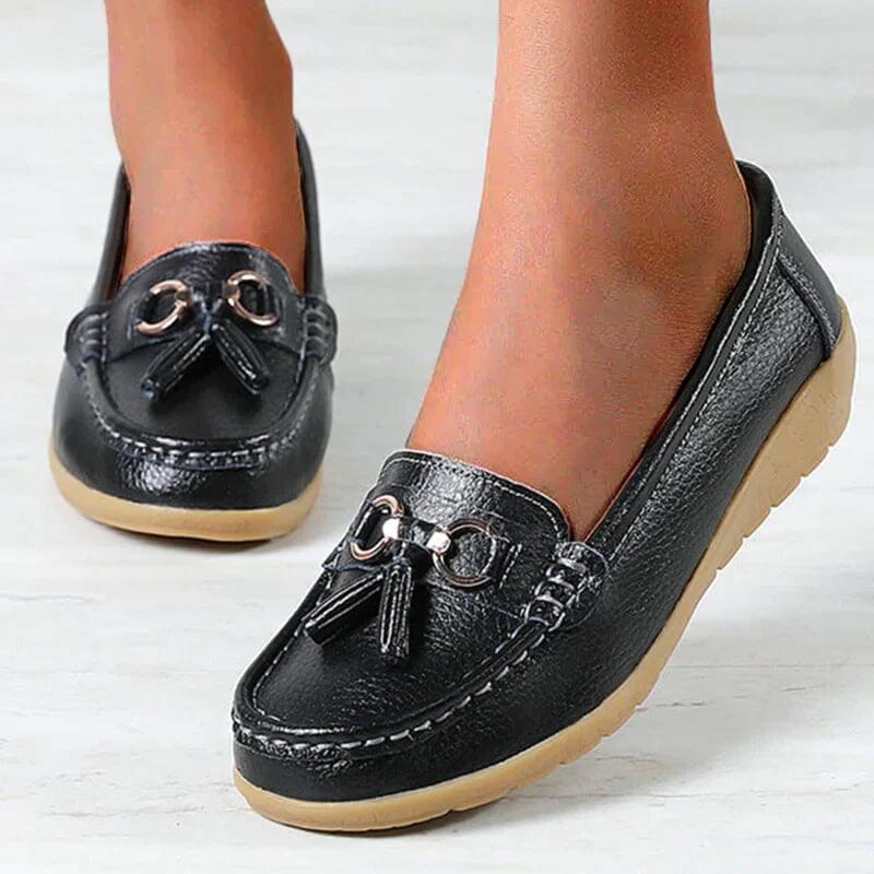Nora™ - ortopædiske loafers i læder